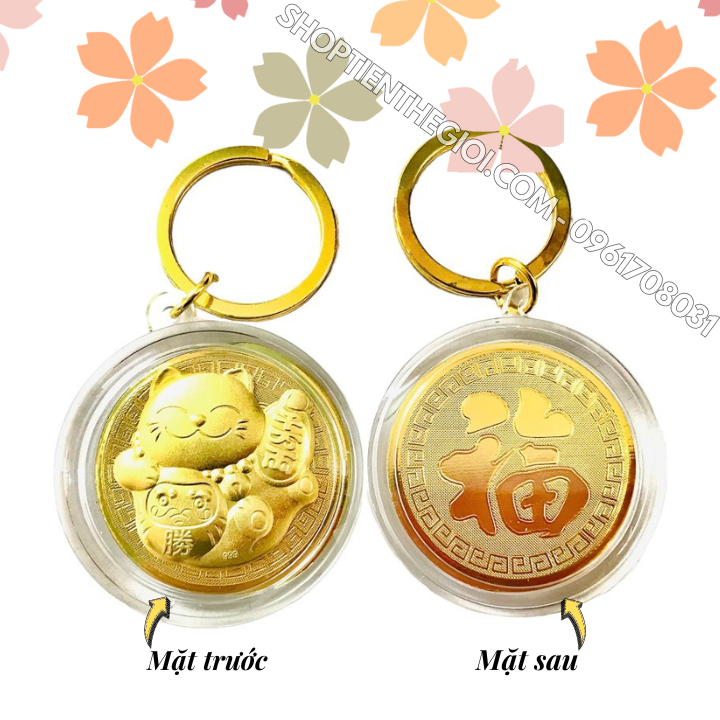Móc khóa Mèo Thần Tài Cute - SP006000